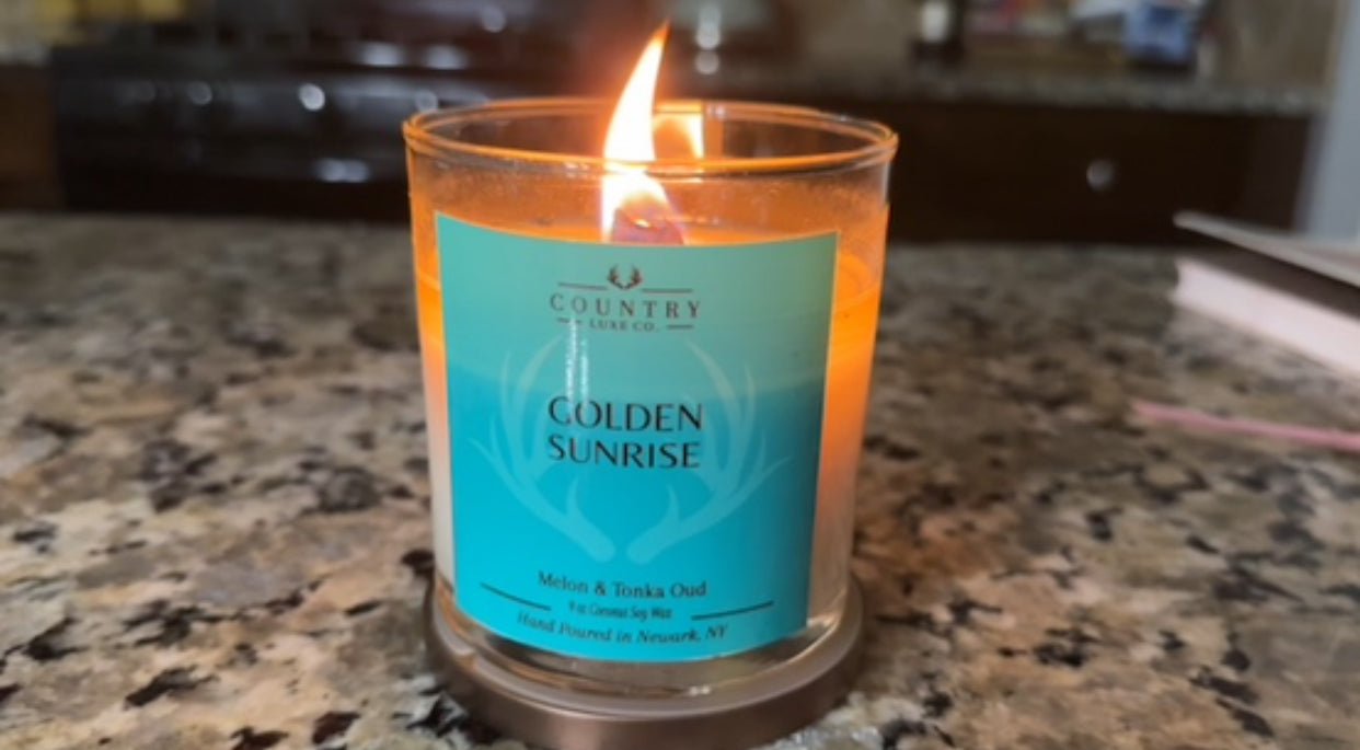 Golden Sunrise Candle 9oz.