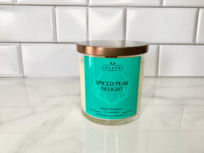 Spiced Pear Delight Candle 9oz.